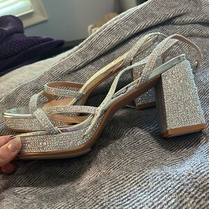 Sparkly heels